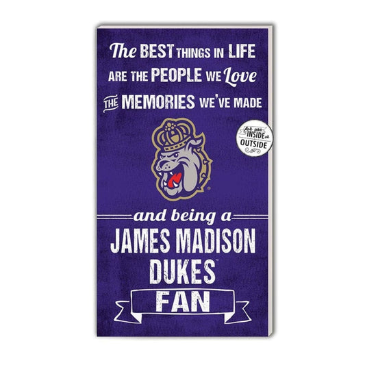 11x20 InOutdoor Sign The Best Things James Madison Dukes