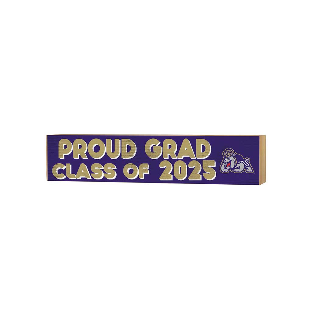 3x13 James Madison Dukes Class of 2025 Grad Block Sign – Graduation Gift Decor