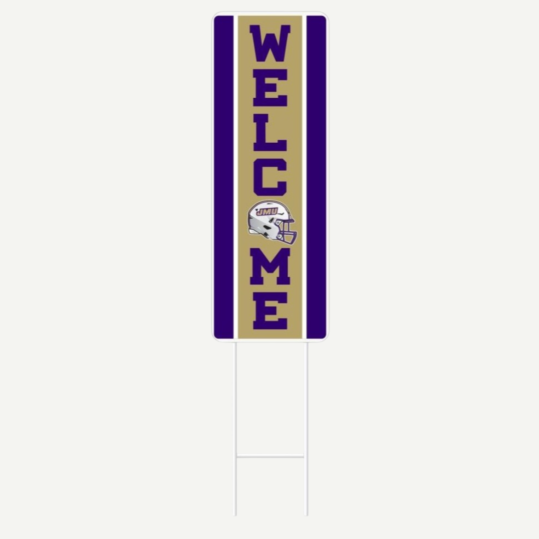 JMU 5 x 14 Garden Magnet Garden Stake Sign + Optional Add-On Magnets