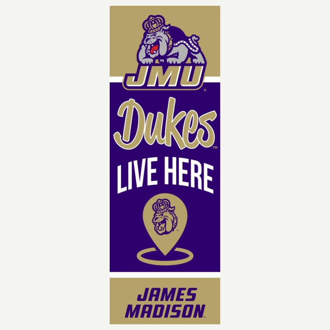 JMU 5 x 14 Garden Magnet Garden Stake Sign + Optional Add-On Magnets