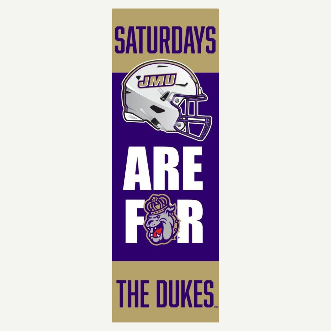 JMU 5 x 14 Garden Magnet Garden Stake Sign + Optional Add-On Magnets