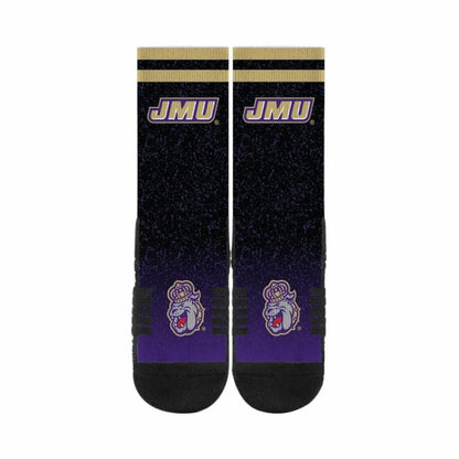 Black to Purple Ombre Fade Crew Socks - IN STOCK - S - Socks