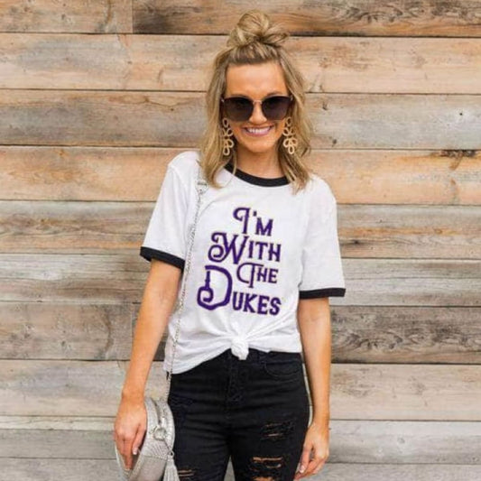 Gameday Couture ’I’M WITH THE DUKES’ tee - IN STOCK