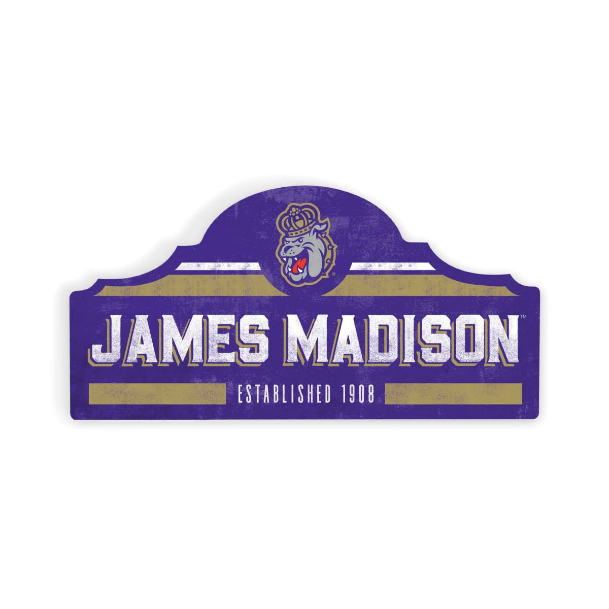 James Madison Block Sign - Desktop sign
