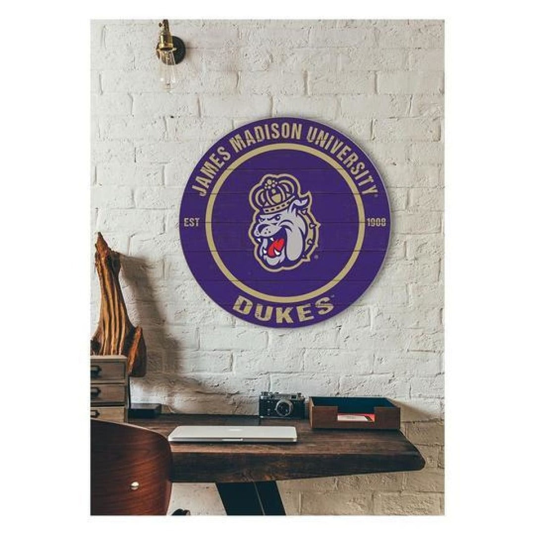JMU Circle 20’x 20’ Indoor Signs