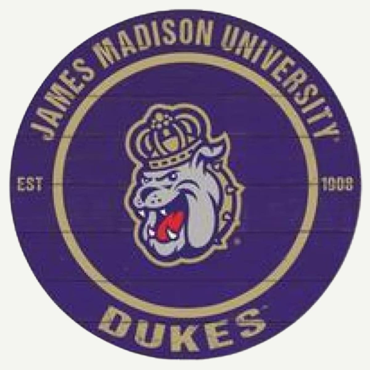 JMU Circle 20’x 20’ Indoor Signs - PURPLE JMU CIRCLE