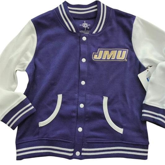 JMU Infant/Toddler/Youth Embroidered Varsity Jacket