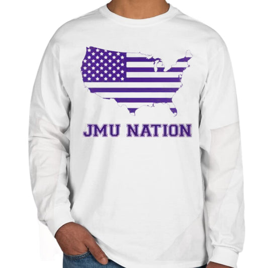 JMU Nation Men’s/Unisex Crew Neck Sweatshirt - S / BLACK