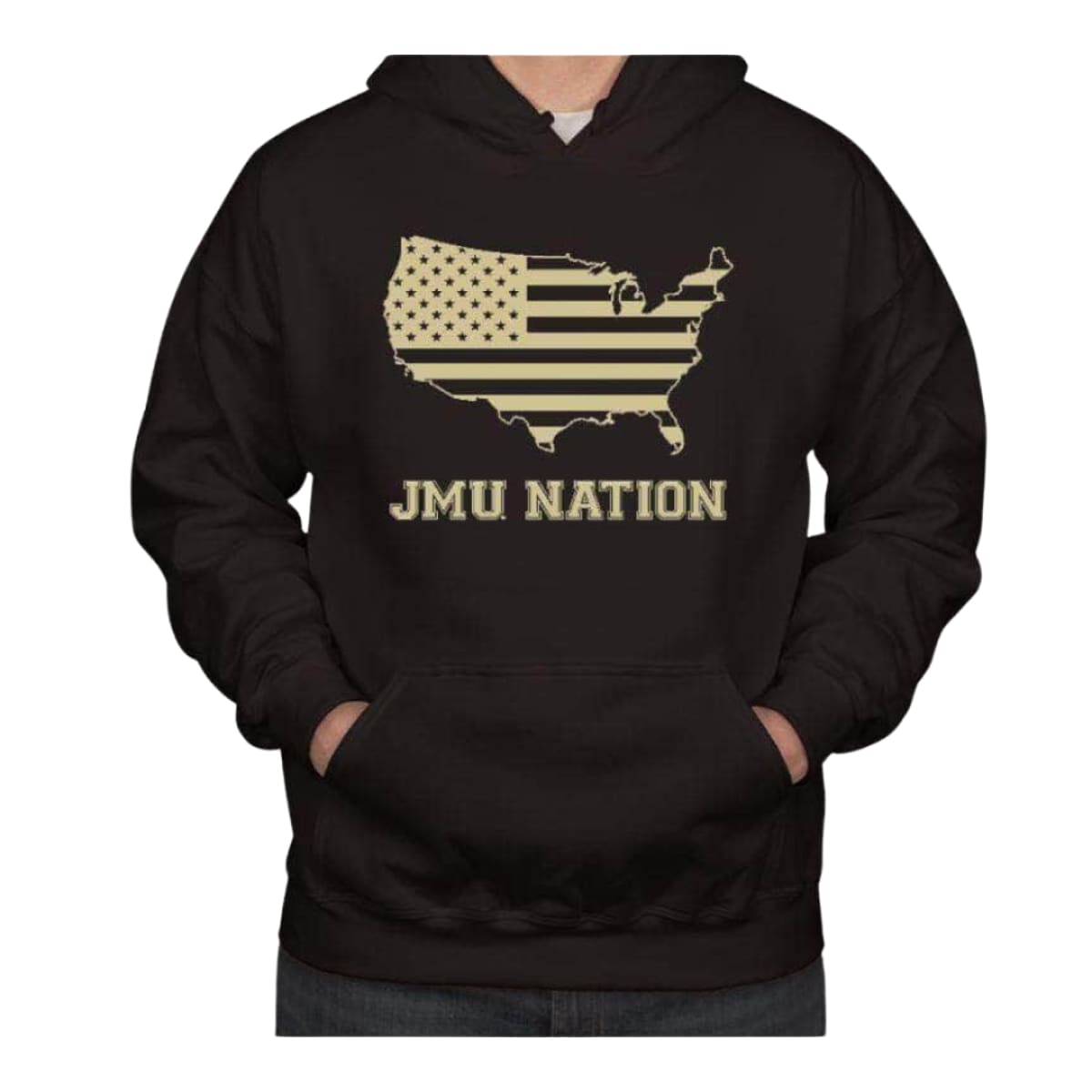 JMU Nation Men’s/Unisex Hoodie - S / BLACK