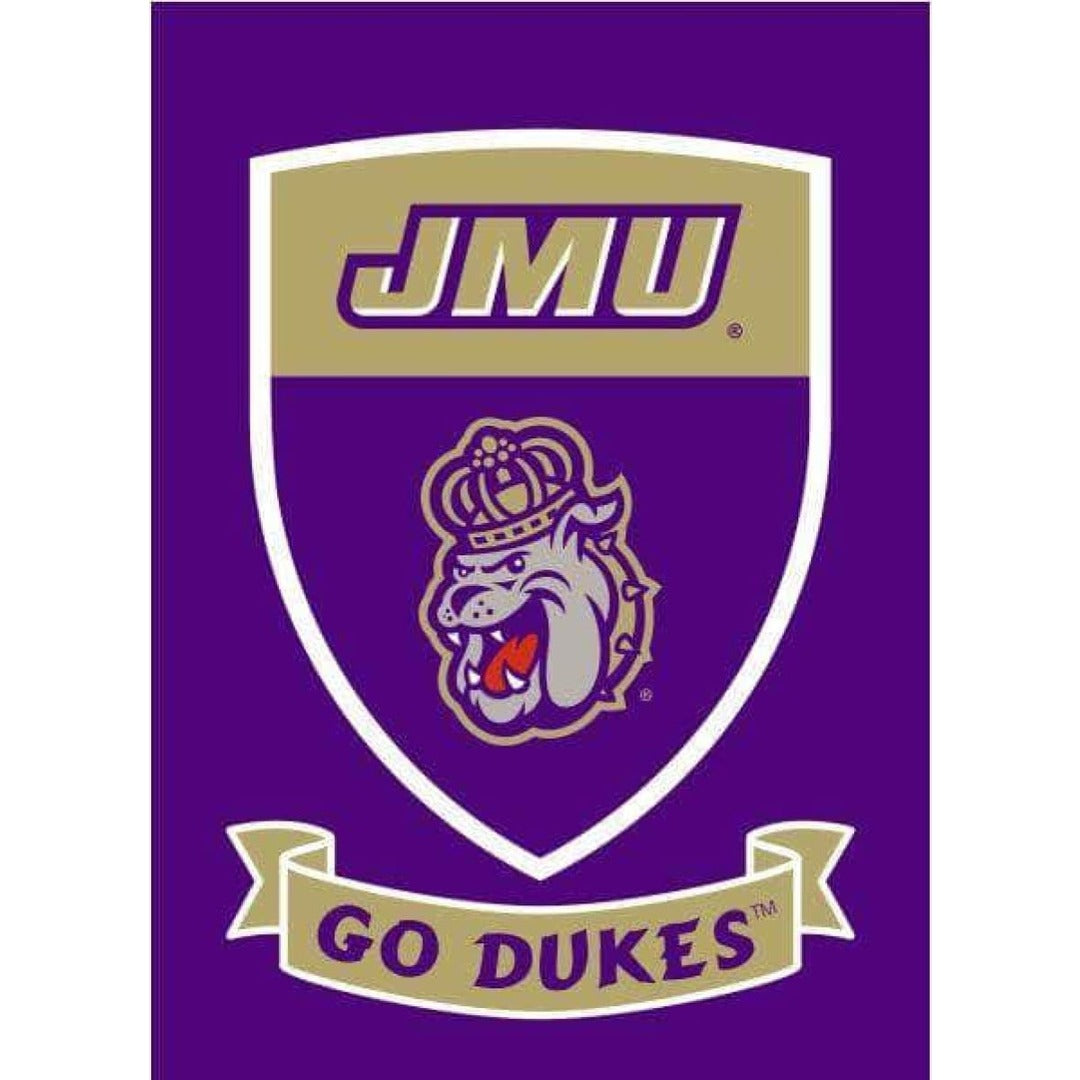 JMU Shield Garden Flag - IN STOCK