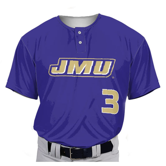 JMU Softball Jersey - CUSTOM PRODUCT - YOUTH XS / PURPLE