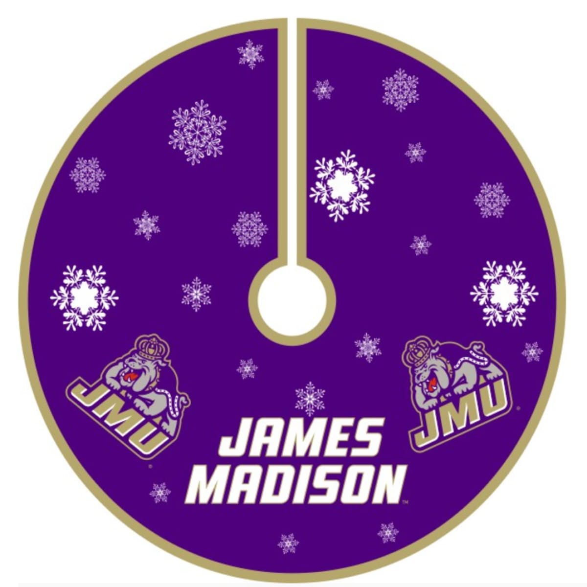 JMU Tree Skirt - SNOWFLAKE - Tree Skirt