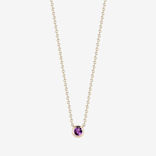 Kyle Cavan Amethyst Bracelet, JMU gemstone jewelry, 14K gold bracelet, AA grade Amethyst, school pride accessory