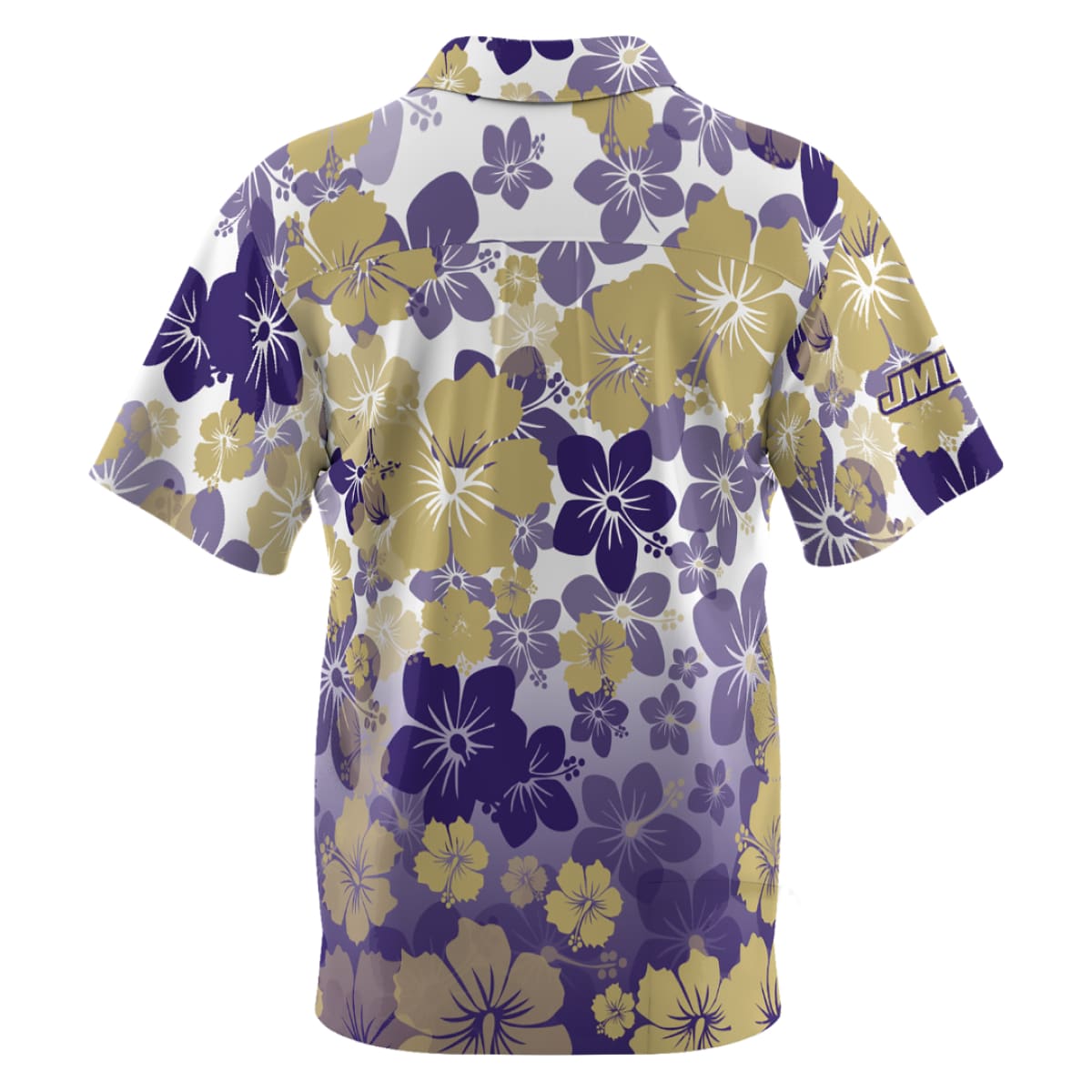 Men’s Short Sleeve Performance Button Down JMU Aloha