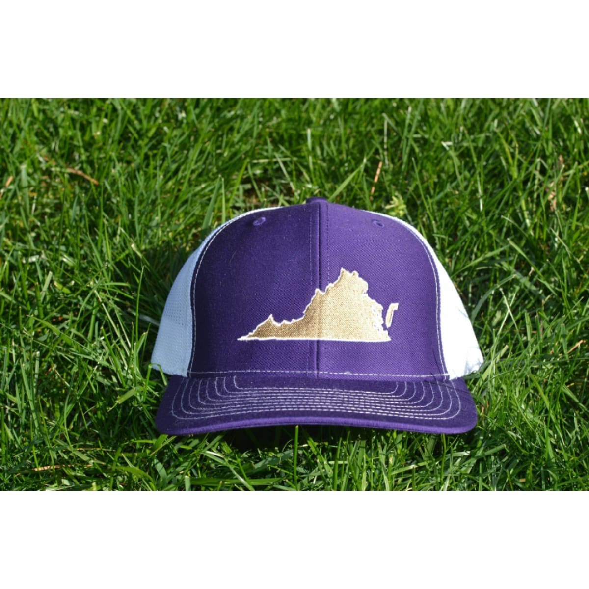 Own Your State Trucker Hat - IN STOCK - PURPLE AND WHITE