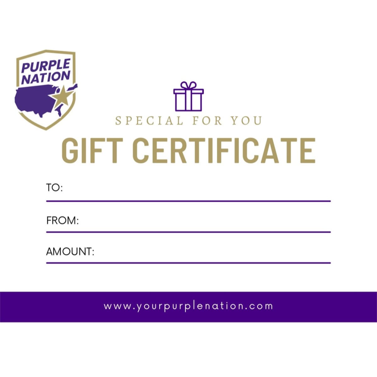 Purple Nation Gift Card - $25.00 - Gift Cards