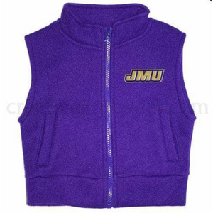 JMU Infant/Toddler/Youth Embroidered Polar Fleece Vest - IN STOCK