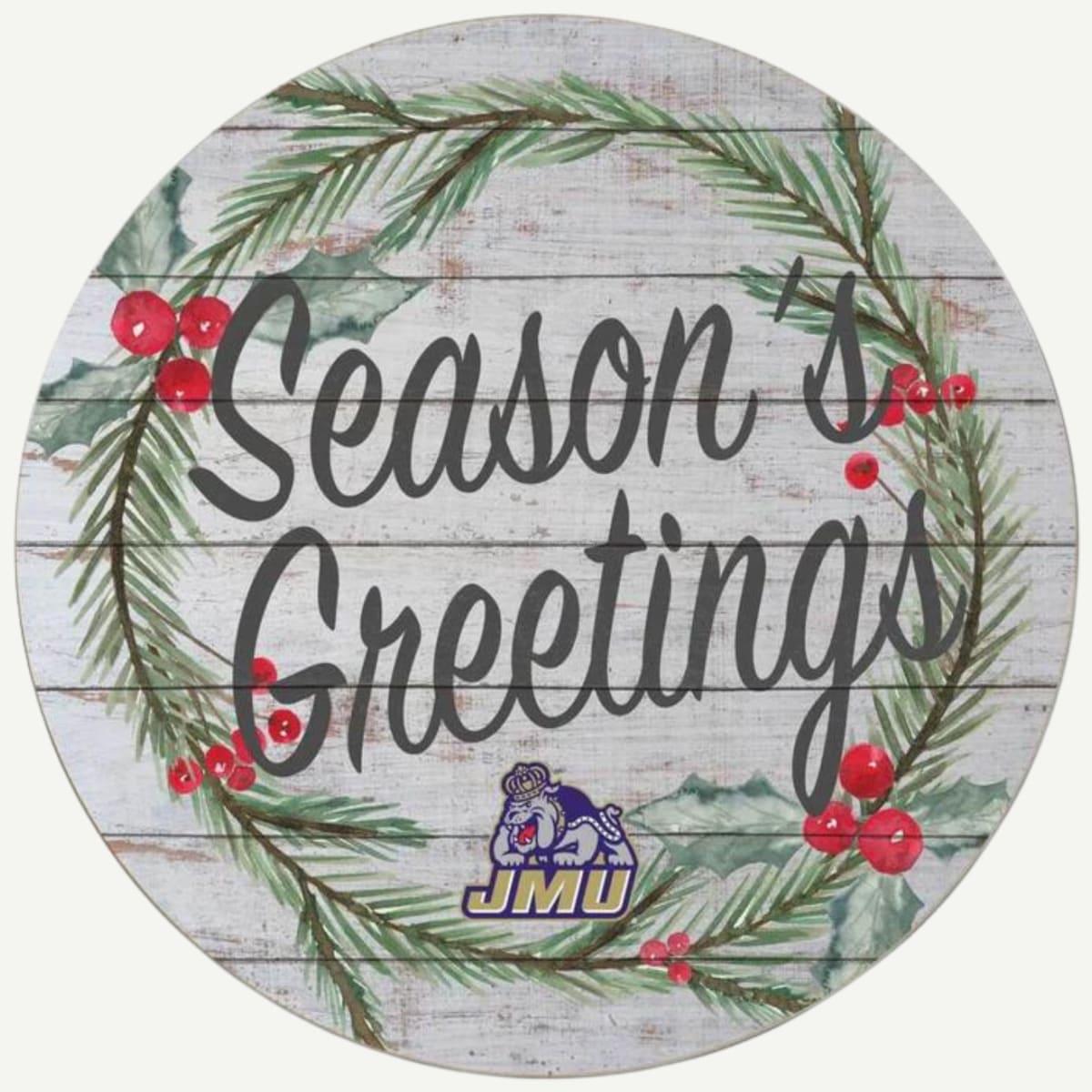 20x20 Season Greetings - James Madison Dukes - Signage