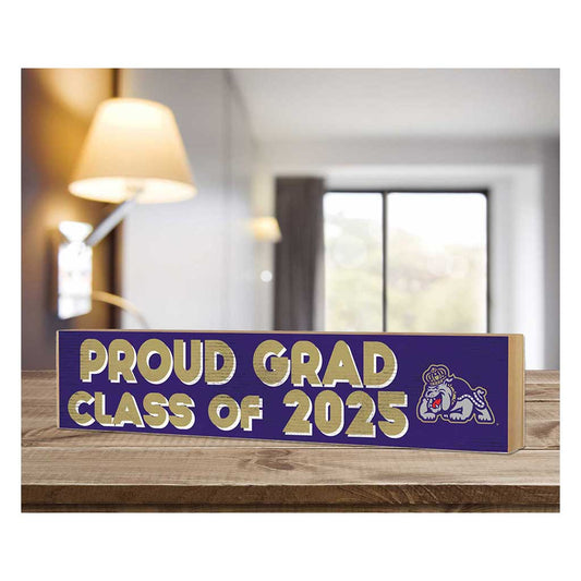3x13 James Madison Dukes Class of 2025 Grad Block Sign – Graduation Gift Decor