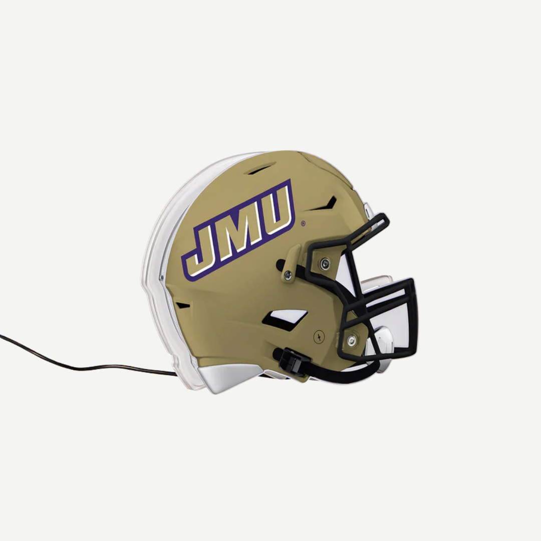 JMU FOOTBALL HELMET DECOR WITH LED