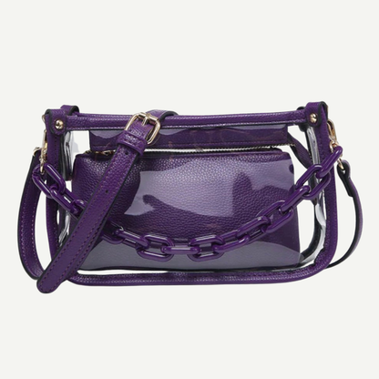 Jessica Vegan Clear Crossbody