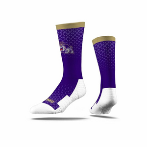 Purple Duke Dog Crew Socks - IN STOCK