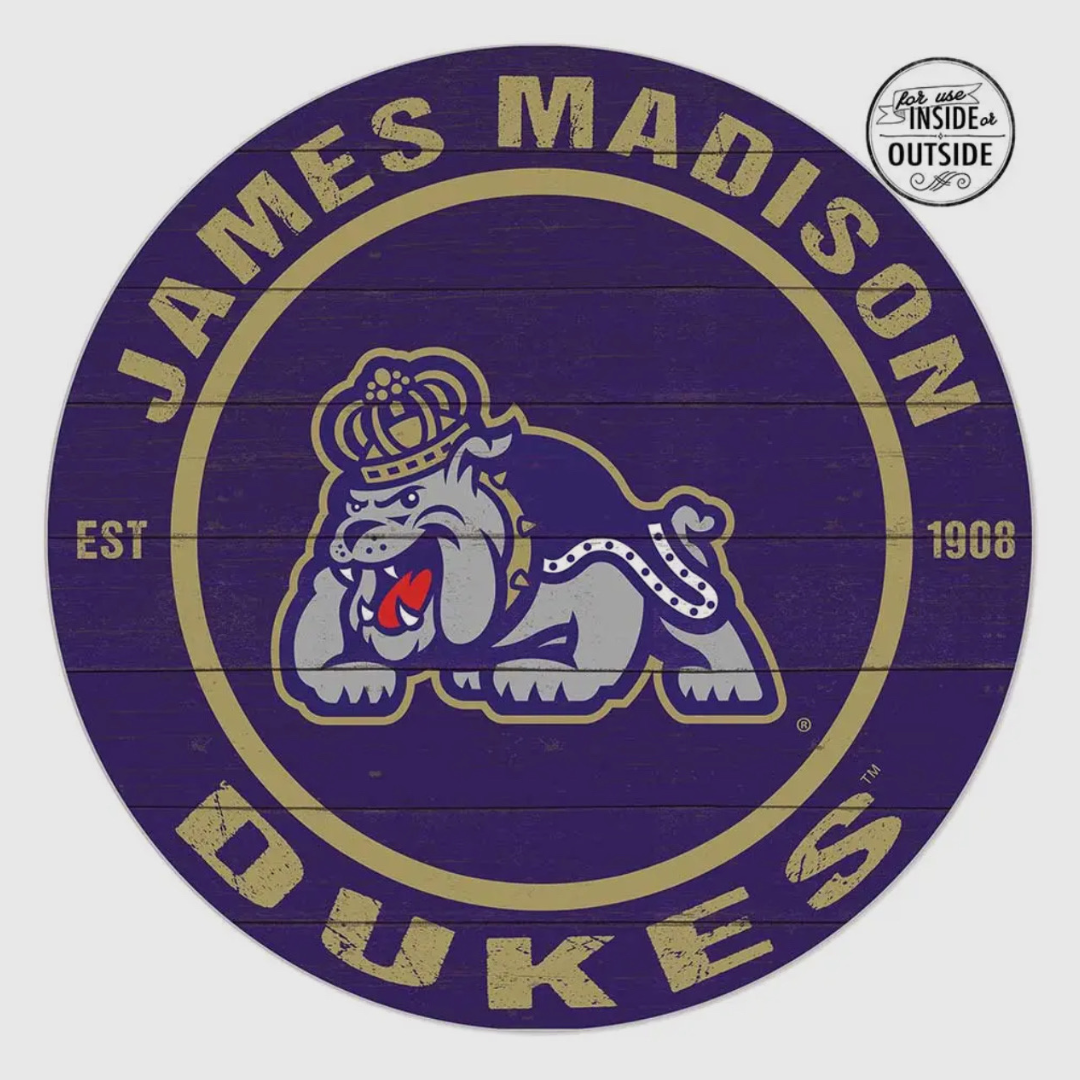 JMU Circle 20"x 20" Indoor Signs