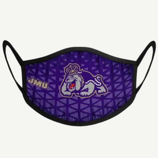 Adult JMU Dukes Logo Reusable Face Covering 4-Pack