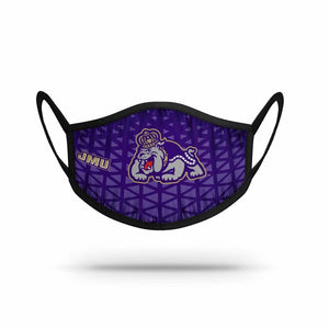 Adult JMU Dukes Logo Reusable Face Covering 4-Pack - IN STOCK