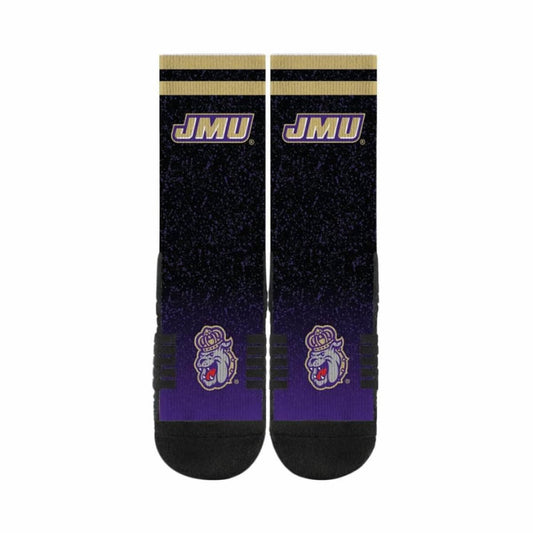 Black to Purple Ombre Fade Crew Socks - IN STOCK - S - Socks