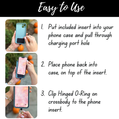 Clip and Go Strap with Zippered pouch instructions