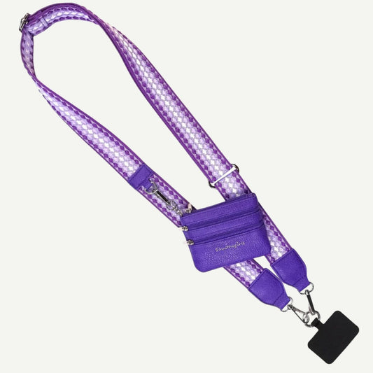 Clip and Go Strap with Zippered pouch FUN DOTS