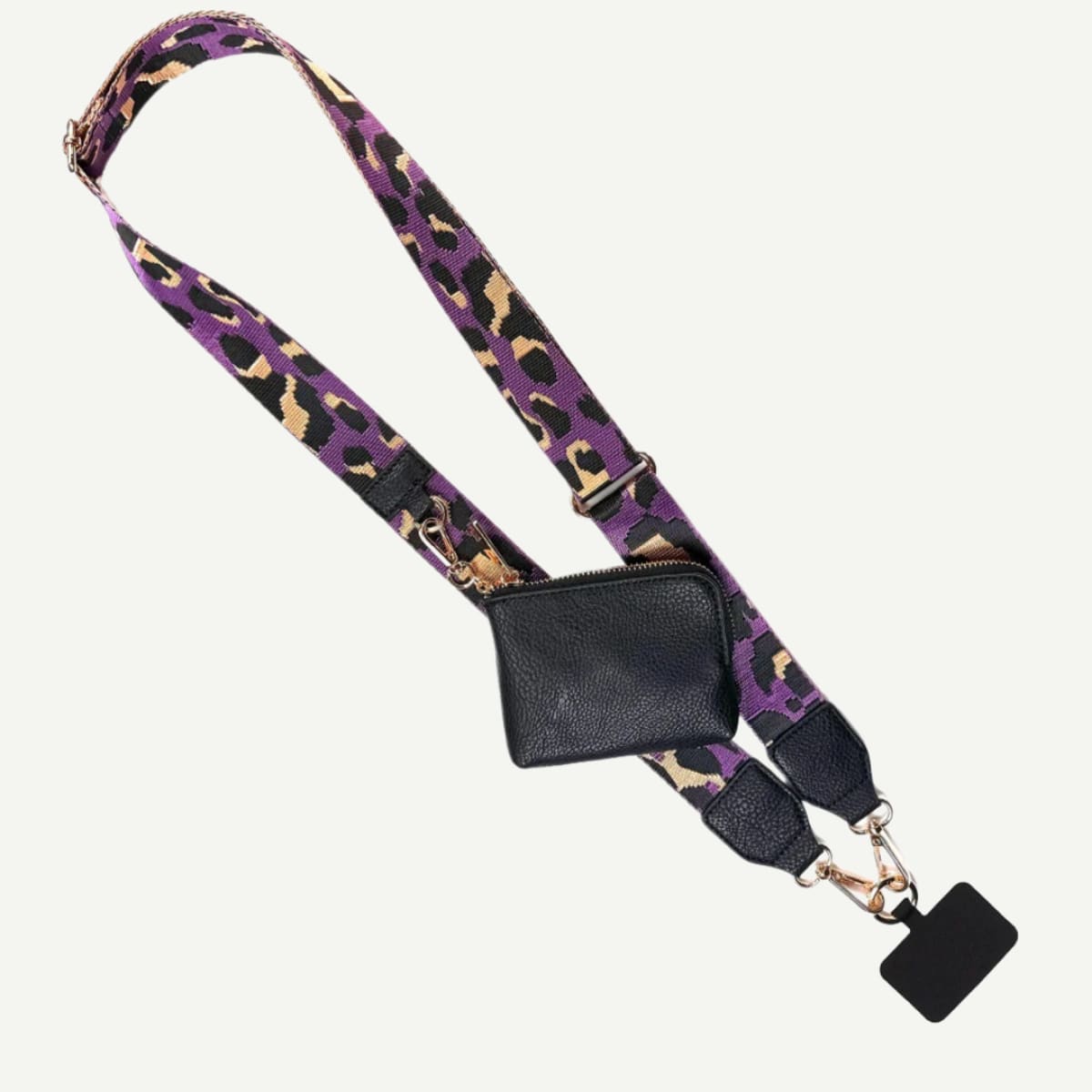 Clip and Go Strap with Zippered pouch LEOPARD COLLECTION