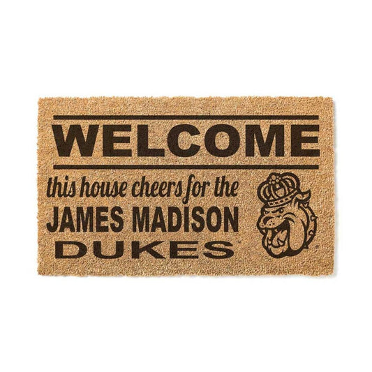 Coir Mat Welcome James Madison Dukes - IN STOCK - Doormat