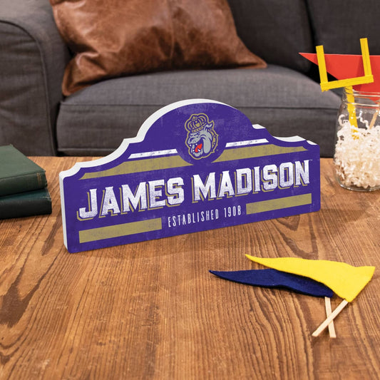 James Madison Block Sign - Desktop sign