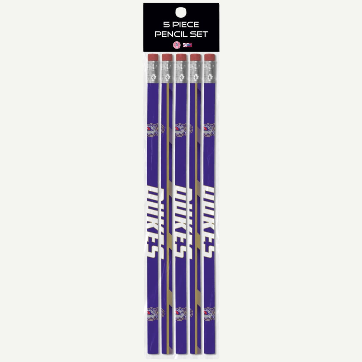 James Madison Dukes 5-Pack Pencils