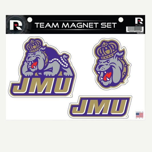 James Madison Dukes Team Magnet Set