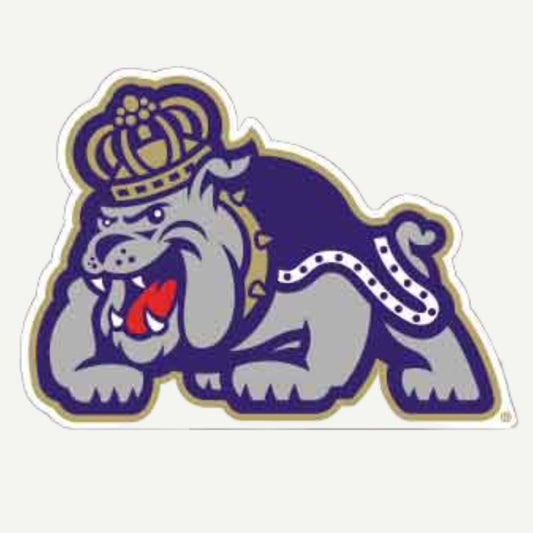 JMU 12 inch Printed Full Body Mascot cut out logo stand up-DUKE DOG