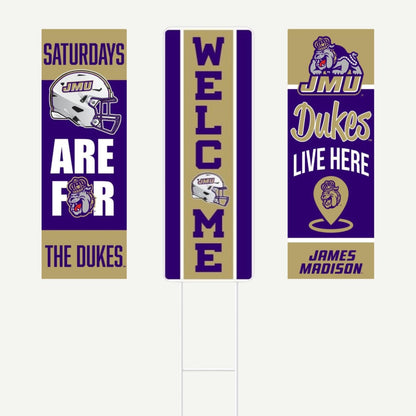 JMU 5 x 14 Garden Magnet Garden Stake Sign + Optional