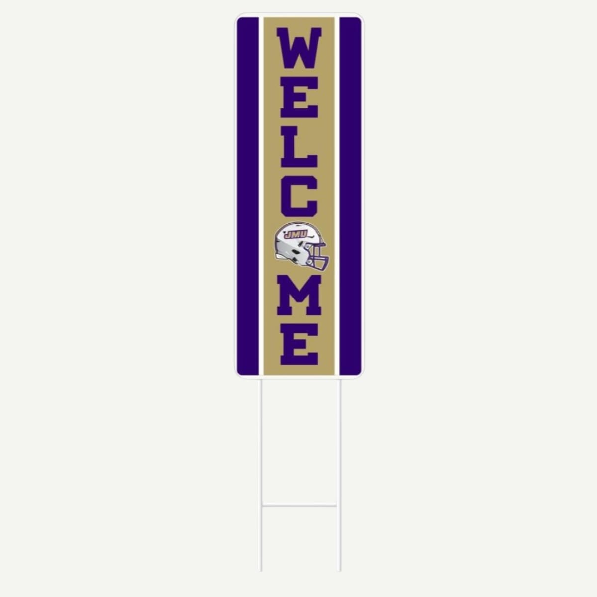 JMU 5 x 14 Garden Magnet Garden Stake Sign + Optional