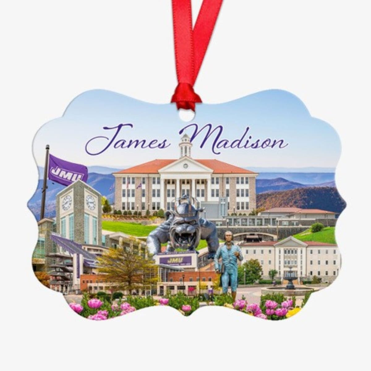 JMU Christmas Ornaments - JAMES MADISON - Ornament