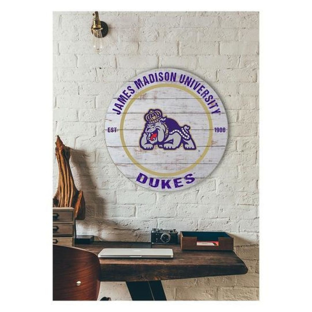 JMU Circle 20"x 20" Indoor Signs