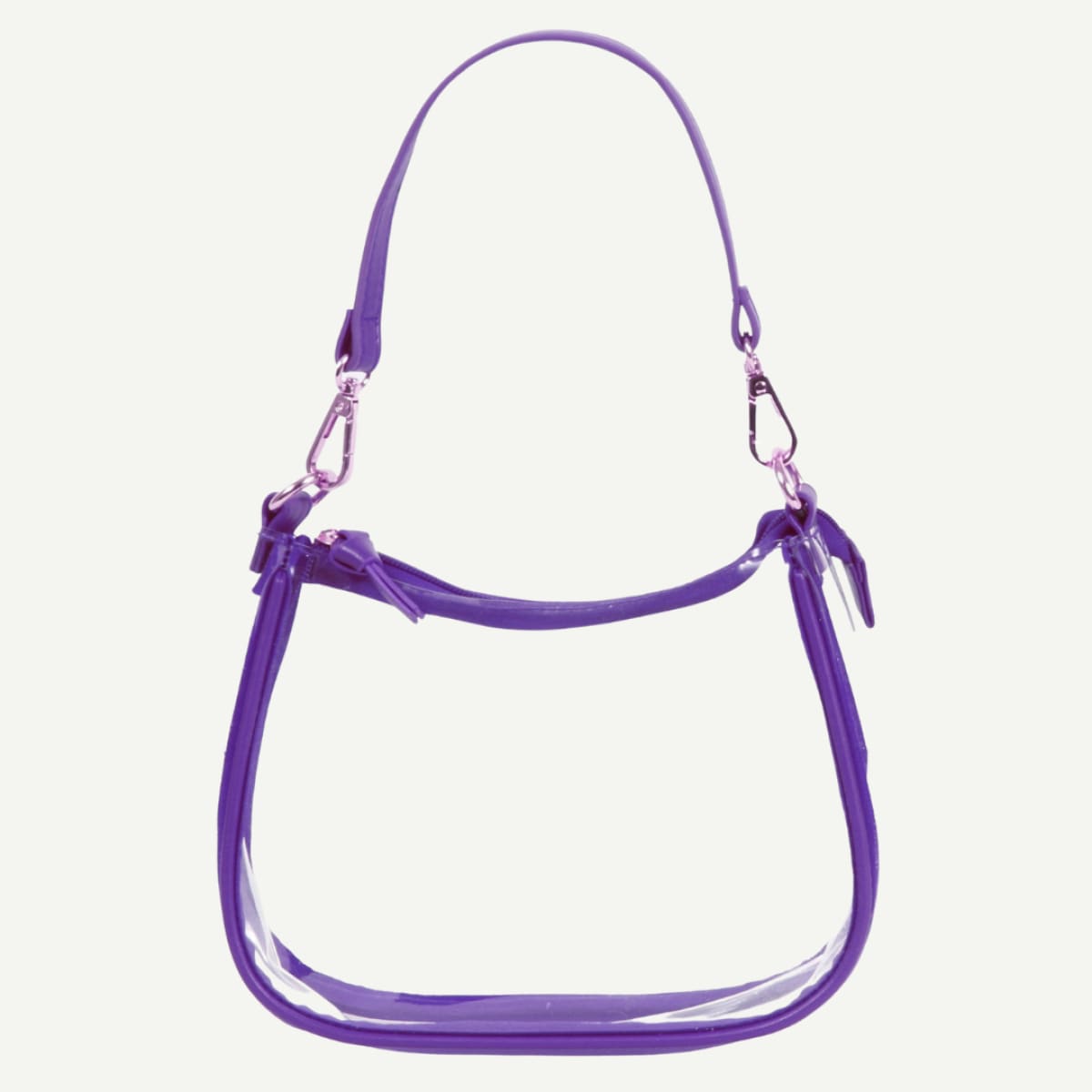 JMU Clear Clara Purse - Stadium-Approved Game Day Bag-purple
