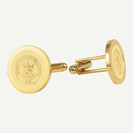 JMU Cufflinks - Gold Crest Cufflinks