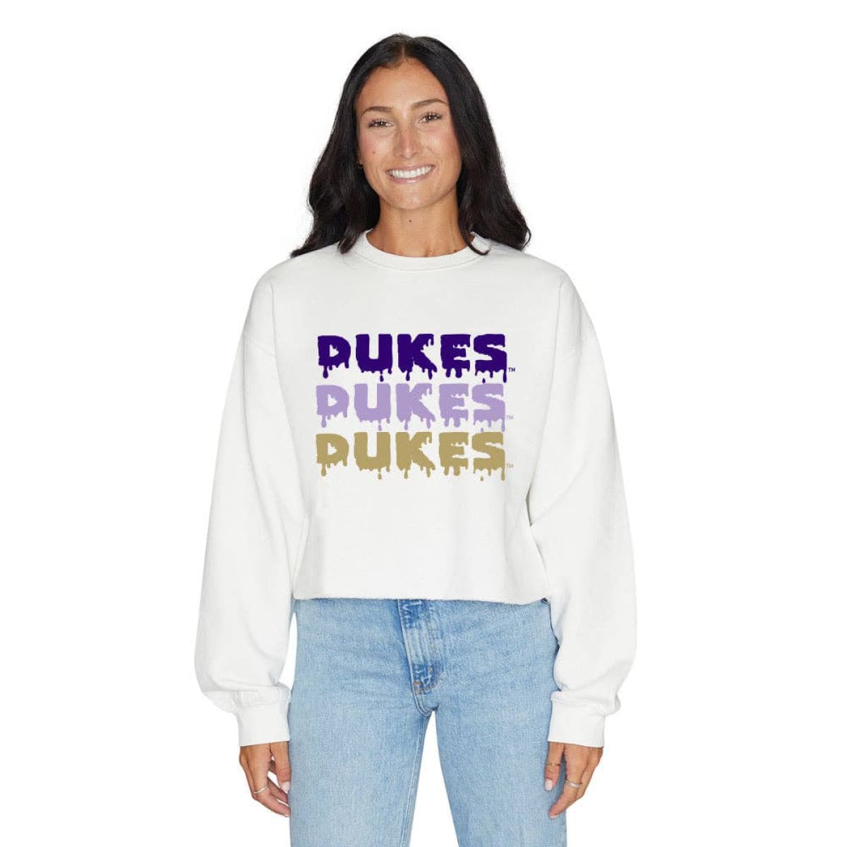 JMU Drip Crewneck