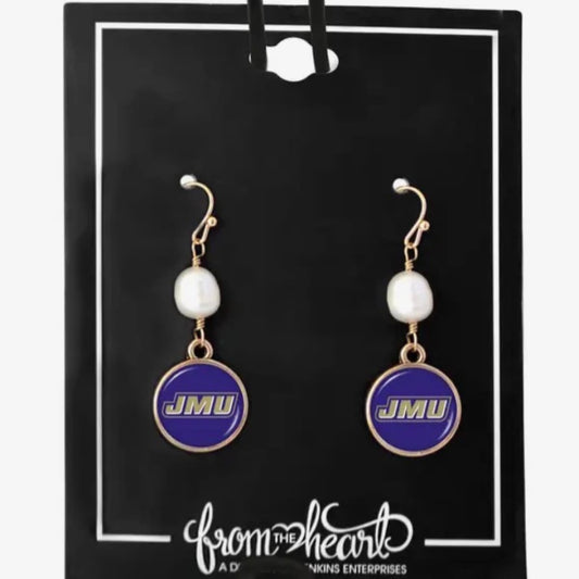 JMU Dukes Earrings - Diana