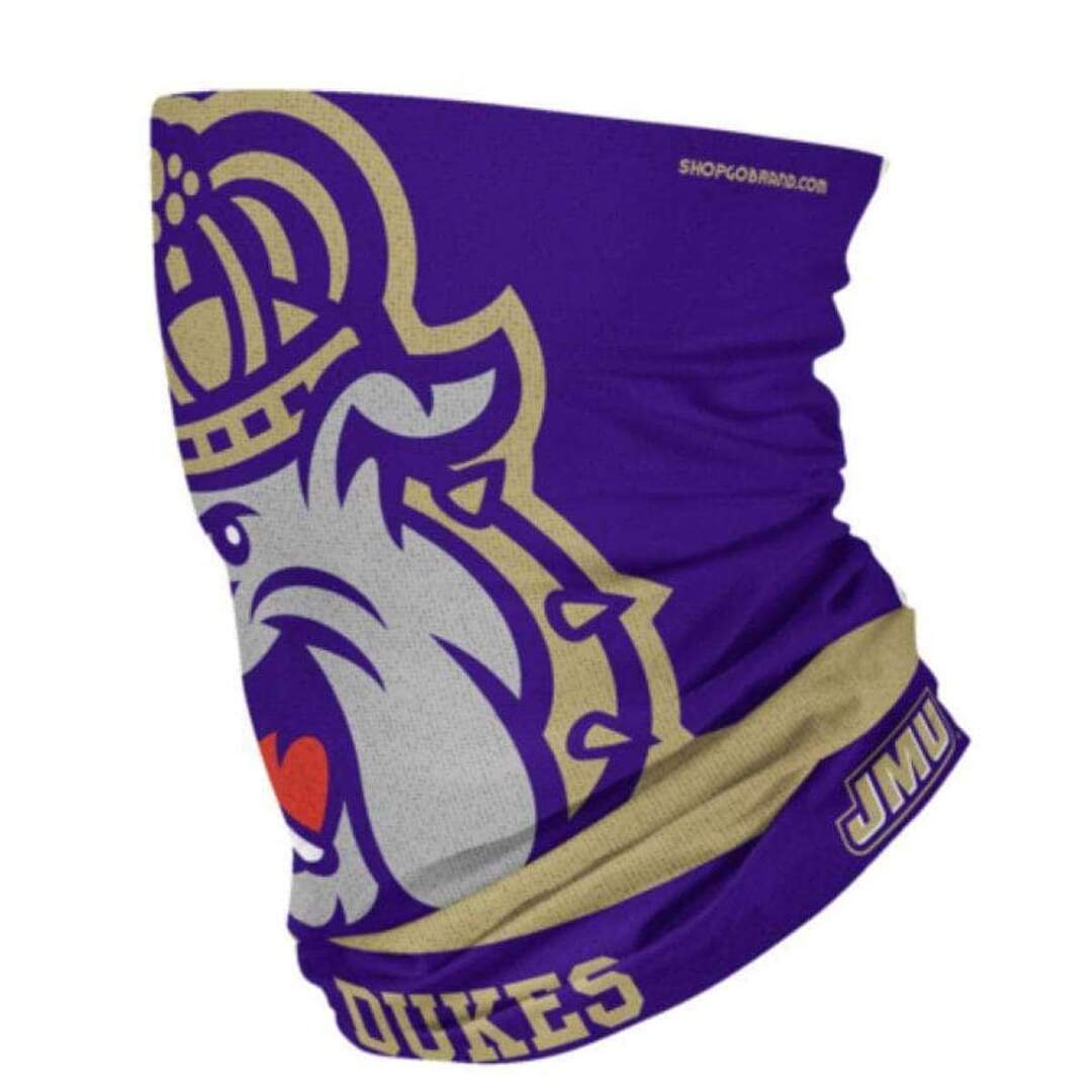 JMU Dukes Fan Face Covering/Gaiter - IN STOCK