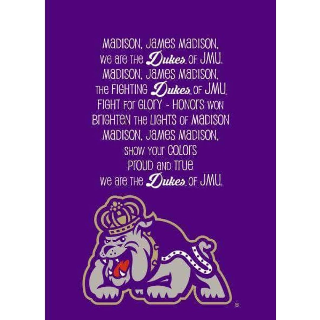 JMU Fight Song Garden Flag - IN STOCK