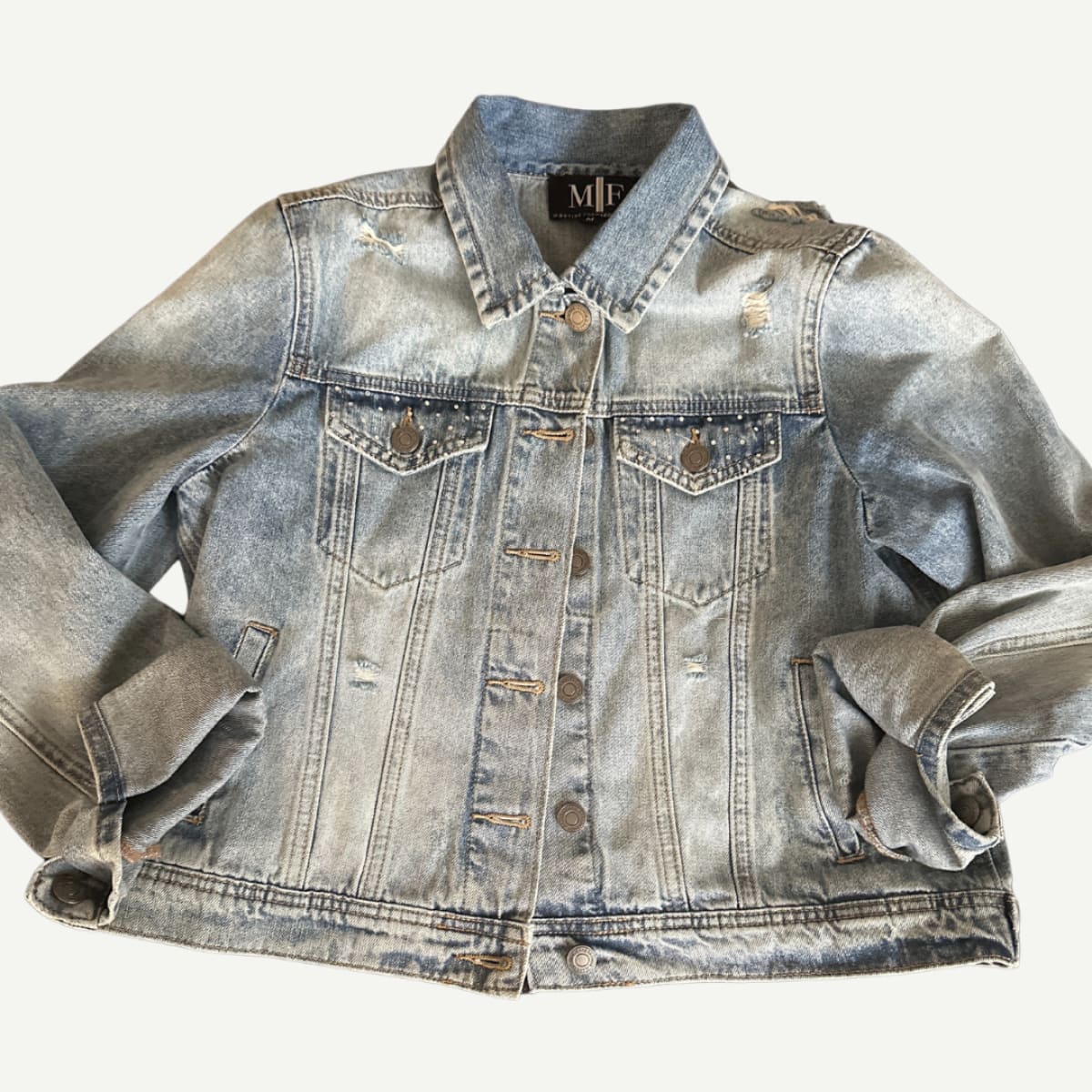 JMU_Game_Day_Denim_Jacket_Front
