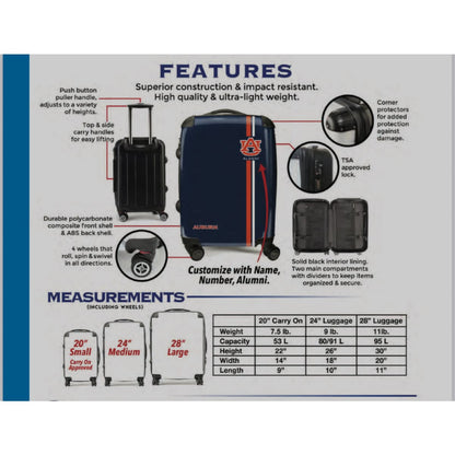 JMU Hardside Carry On Luggage - Luggage